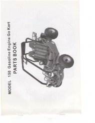 Kandi 150XTX Parts List - Family Go Karts