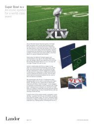 Super Bowl XLV An iconic symbol for a world-class event - Landor ...