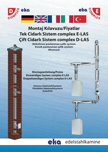 Luft- Abgas- System LAS - eka Edelstahlkamine
