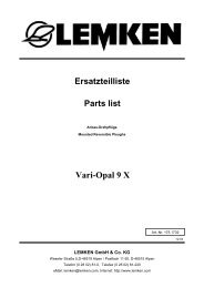 Vari-Opal 9 X - Lemken