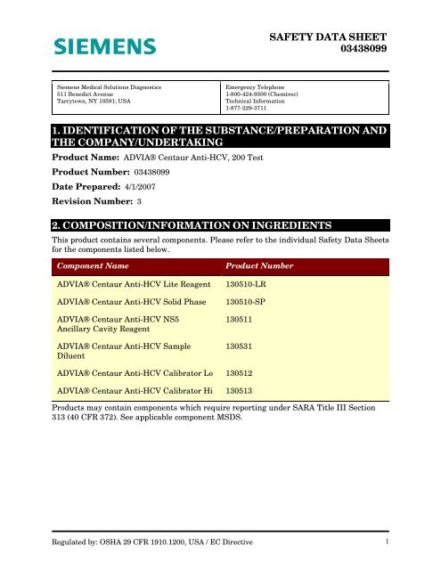 ADVIA Centaur Anti-HCV, 200 Test