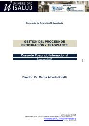 GESTIÃN DEL PROCESO DE PROCURACIÃN Y TRASPLANTE ...