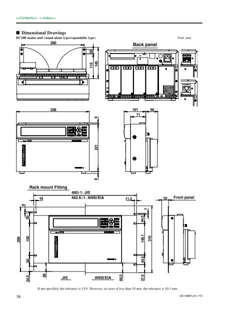 General Specifications - Yokogawa