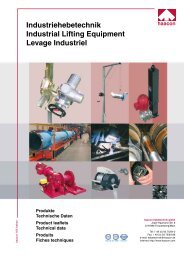 Industriehebetechnik Industrial Lifting Equipment Levage ... - BPW