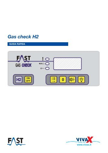 Gas CHECK manuale:Layout 1 - vivax.it