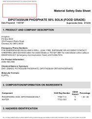 DIPOTASSIUM PHOSPHATE 50% SOLN (FOOD GRADE) - Innophos