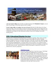 EHS: Educational Housing Services - Nyack College
