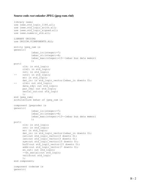 KOMPRESI CITRA JPEG BERBASIS FPGA XILINX SPARTAN-3E ...