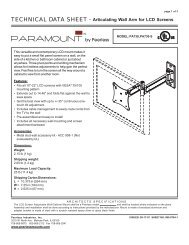 TECHNICAL DATA SHEET -