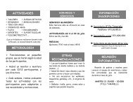 ACTIVIDADES METODOLOGIA OTRAS ... - Infojove