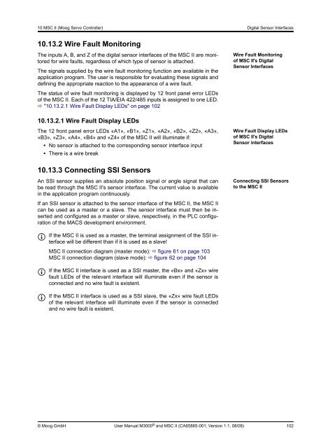 User Manual M3000® Automation System / MSC II (Moog Servo ...