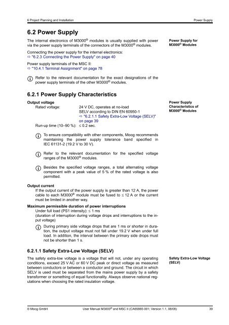 User Manual M3000® Automation System / MSC II (Moog Servo ...