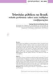 TelevisÃ£o pÃºblica no Brasil: estudo preliminar sobre suas ... - UERJ