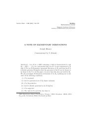 A NOTE ON ELEMENTARY DERIVATIONS Joseph ... - Aix1 Uottawa