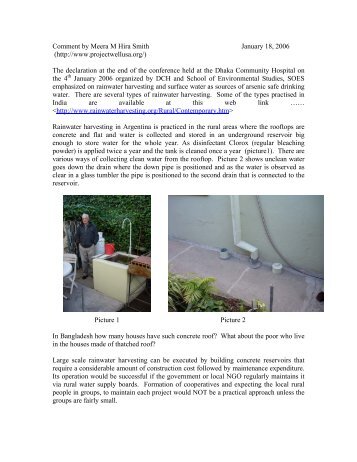 Rainwater harvesting in India - Harvard University Department of ...