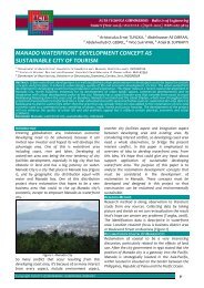 manado waterfront development concept as sustainable city of tourism
