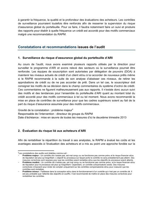 Gestion du portefeuille : Assurance comptes clients - EDC