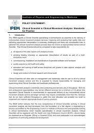 Clinical Scientist in Clinical Movement Analysis: Standards for Practice