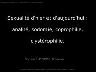 SexualitÃ© d'hier et d'aujourd'hui : analitÃ©, sodomie ... - FF3S