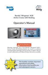 Operator's Manual [PDF, 1 MB] - Bendix
