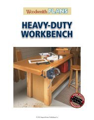 HEAVY-DUTY WORKBENCH - Woodsmith Shop