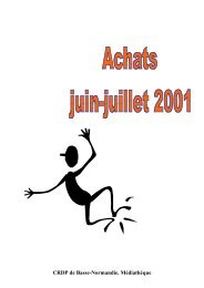 2001 juin-juil.pdf - CRDP Basse-Normandie