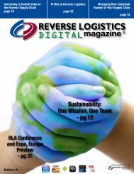 Edition 51 - Reverse Logistics Magazine