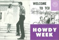 Howdy Week 1964 - TCU Library