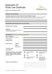 Certificate for Public Use Application Form