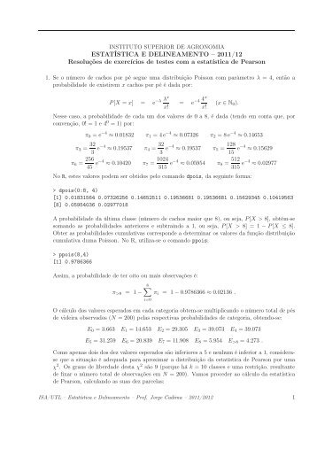 ResoluÃ§Ãµes dos ExercÃ­cios do Teste Qui-quadrado - Instituto ...