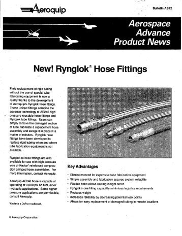 Rynglok Hose Fittings - Herber Aircraft