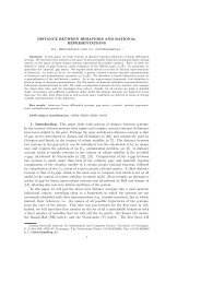 Distance between behaviors and rational representations