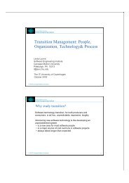 Transition Management: People, Organization, Technology& Process