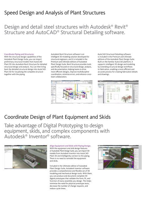 Autodesk® Plant Design Suite - Cadvision