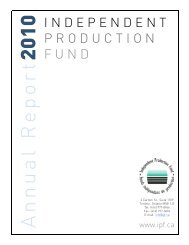 Annual Report 2010-v1 - Independent Production Fund