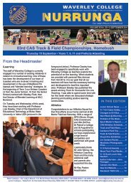 Nurrunga Online Vol 35 No 25 - Waverley College