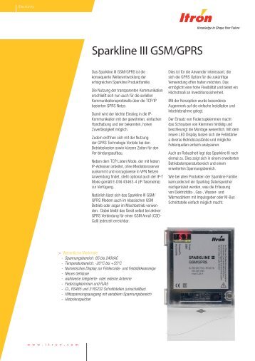 Sparkline III GSM/GPRS - Itron