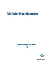 CA ERwin Model Manager Implementation Guide