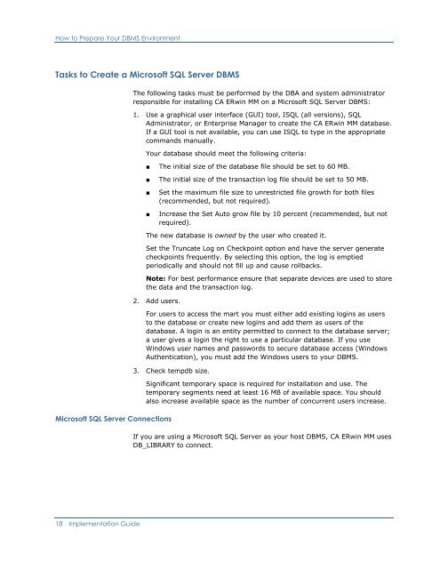 CA ERwin Model Manager Implementation Guide