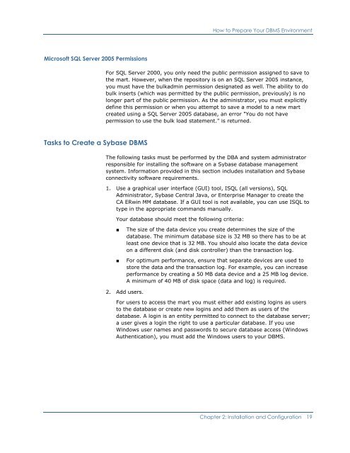 CA ERwin Model Manager Implementation Guide