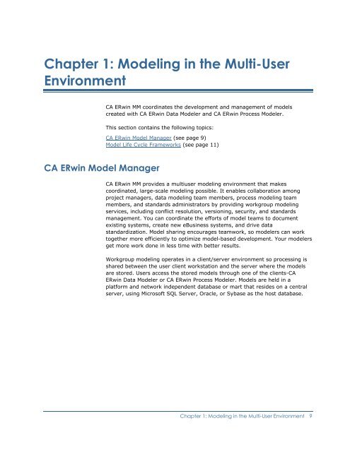 CA ERwin Model Manager Implementation Guide