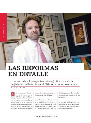 Las reformas en detalle. Revista Ekos. EdiciÃ³n 213 ... - Ekos Negocios