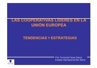 Las cooperativas líderes en la UE. Tendencias y Estrategias