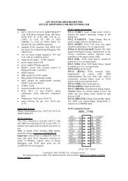 lpc-h2129 header board for lpc2129 arm microcontroller - Olimex