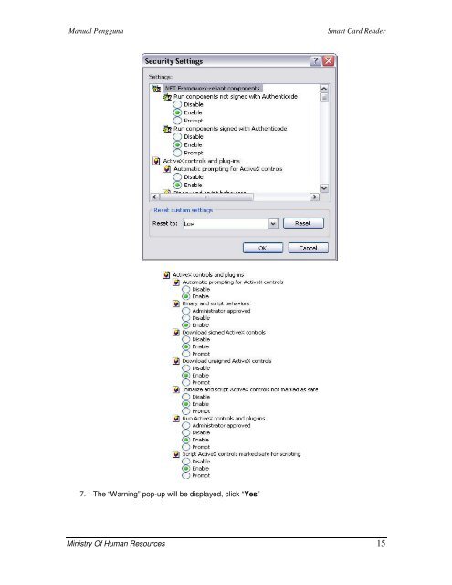 SMART CARD READER INSTALLATION STEPS