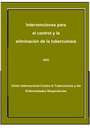 Intervenciones para el control y la eliminacin de la tuberculosis