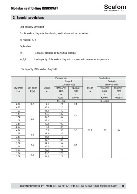 RINGSCAFF MODULAR SCAFFOLDING - Scafom