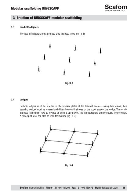 RINGSCAFF MODULAR SCAFFOLDING - Scafom