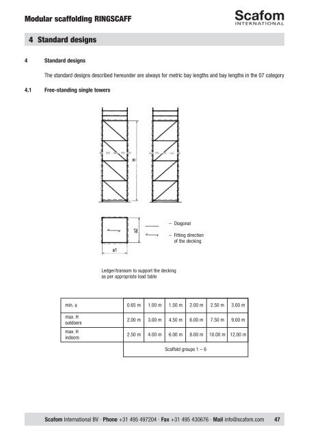 RINGSCAFF MODULAR SCAFFOLDING - Scafom