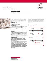 REGAL® 330 - Cabot Corporation